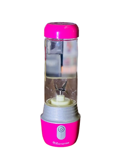 Imported Rechargeable Portable 420ml Blender with 6 Blades - Portable Blender with USB Charger - Rechargeable Portable Blender for Shakes &amp; Juices - 420ml Personal Smoothie Maker