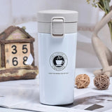 Hot &amp; Cold Stainless Steel Vacuum Flask – 380ml | Double Wall Insulated Water Bottle | Leakproof Coffee &amp; Tea Thermos Travel Mug (Random Color)