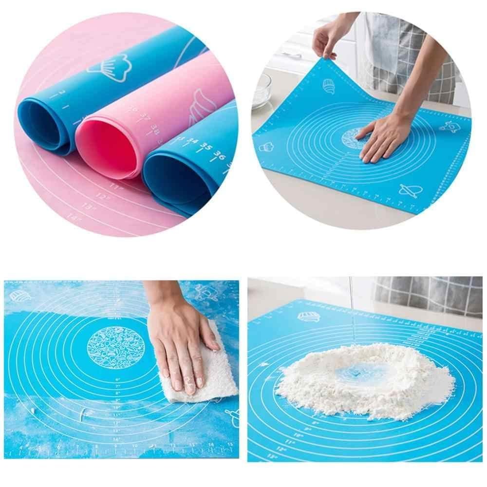 Silicone Non-Stick Rolling Mat 40x50cm – Non-Slip Pastry Mat for Dough, Cakes &amp; Baking (Random Color)