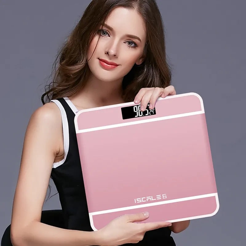 180kg Digital Body Weight Scale – Precision Electronic Weighing Machine with High Accuracy, Cell Operated Bathroom &amp; Personal Health Scale(Random Color)