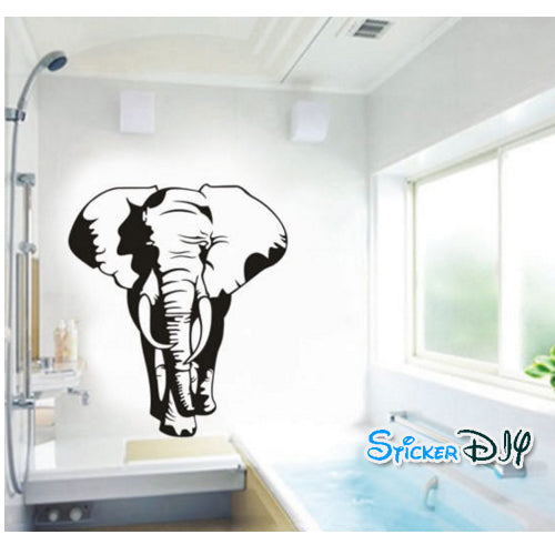 wall sticker, large elephant design  size 60x90 nc020