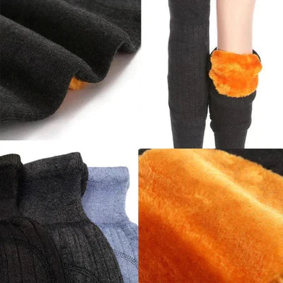 1 Pair Unisex Women Men’s Cashmere Wool Knee Brace Pads | Winter Warm Thermal Knee Warmers Velvet Knee Protector (Random Color)