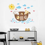 Jm8240 Wall Decal Elephant & Giraffe Wall Stickers
