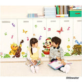 Animal Concert Cartoon Vinyl Home Dcor Wall Sticker ay9246