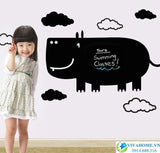Playful Hippo Whiteboard Decal size60x90 xh017