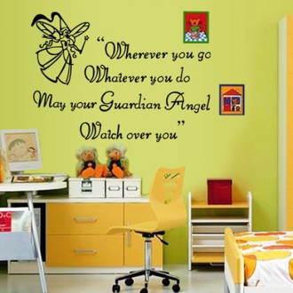 Guardian Angel Saying Wall Decals size 60x90 df5204
