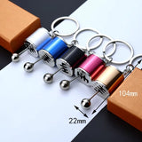 Car Gearbox Manual Transmission Lever Keychain – Metal Pendant Keyring | Key-Chain For Bikes &amp; Cars - Random Color