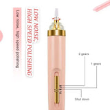 5 IN 1 Professional Manicure Nail | Salon Nail Finishing Touch | Nail Grinding, Burnishing Machine | Full Manicure and Pedicure Tool - Random Color