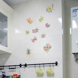 RYRDWP Clearance Removable Vinyl Decal Art Mural - Beautiful Butterfly Floral Design for Home Living Room Decor Wall Sticker size 50x70 sk7099