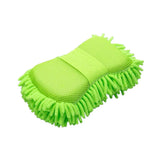 Microfiber Sponge Pad with Grip Handle Multipurpose Microfibre Wash &amp; Dry Cleaning Sponge, 1 Piece - Random Color