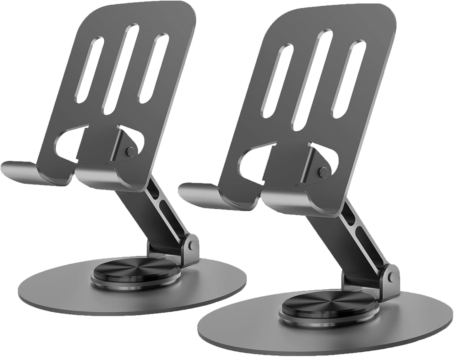 Universal Metal Cell Phone Stand, Adjustable Mobile Phone Holder for Desk, Table & Office