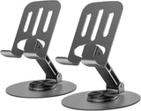 Universal Metal Cell Phone Stand, Adjustable Mobile Phone Holder for Desk, Table & Office