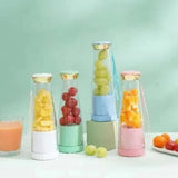 Portable &amp; Rechargeable Battery Mini Juice Blender | Electric Juicer, Anti Drip Blender, Mini Shake Smoothie Blender, Portable Rechargeable Juicer (Random color)