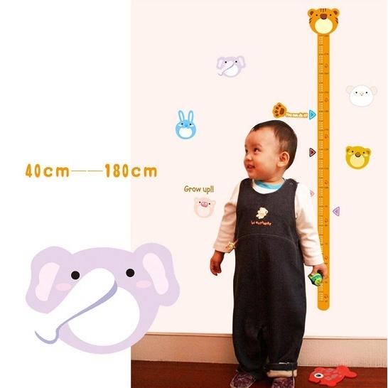 Wall sticker, height chart, kids' room, animal wallpaper sticker, wall sticker, interior sticker, cat, cute, birthday, kids' room, Disney size 45x60 ay623