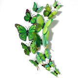 12 Pcs Butterfly Wall Stickers Decoration Magnet Butterflies on the wall DIY Wallpaper 3D PVC