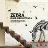 Zebra Wall Stickers DLX6017