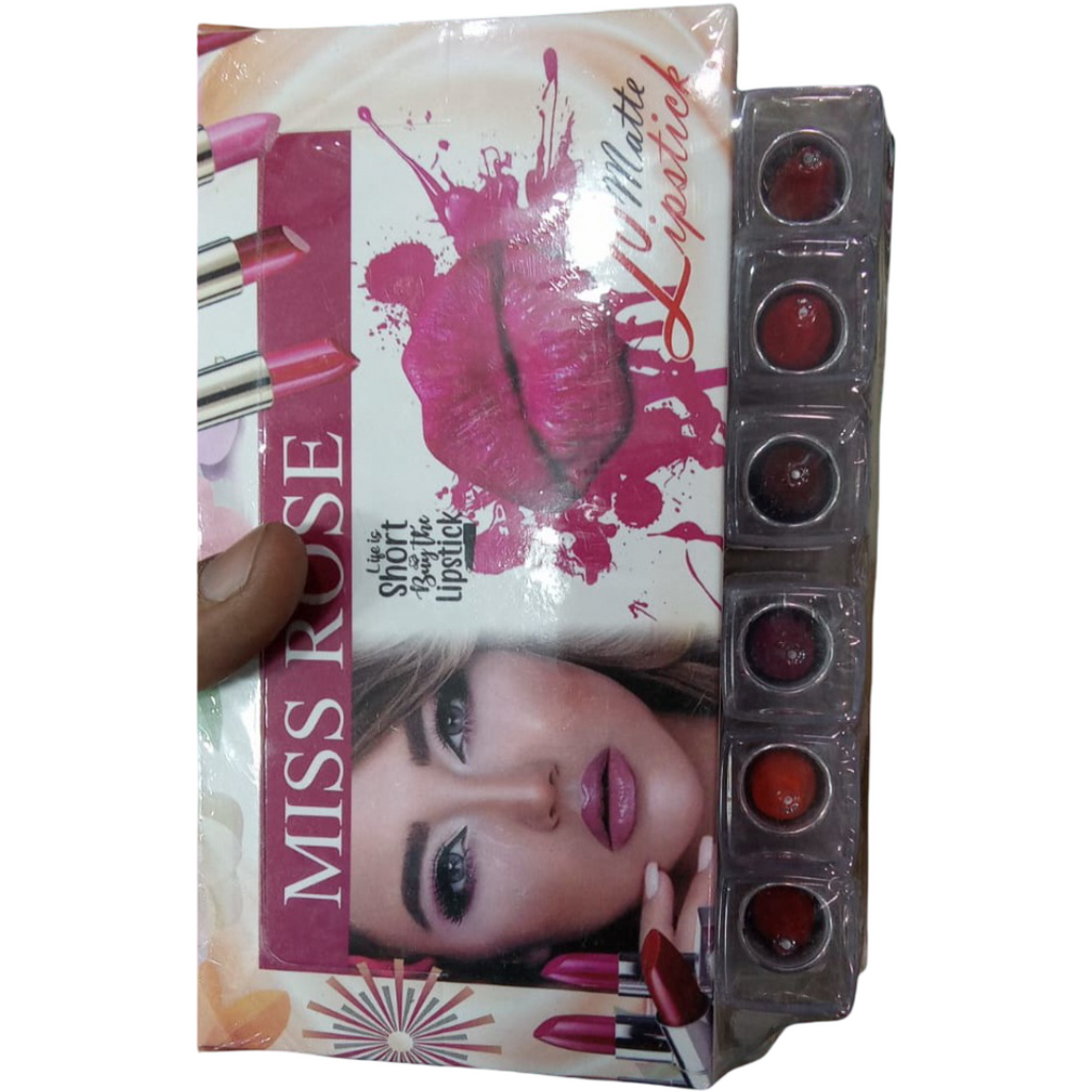 24 Color Matte Long-Lasting Lipstick Box – Waterproof & Smudge-Proof Shades