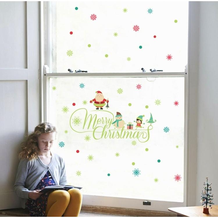 Glow-in-the-dark wall stickers, wall decals, luminous stickers, glow-in-the-dark stickers, wall decals, wallpaper stickers, Christmas, Santa Claus. size 30x60 hm31009