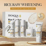 *🌾 BIOAQUA Rice Raw Pulp - 5PCS Whitening Travel Set*

*Brand:* BIOAQUA - Original