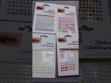 Face Gems Jewels Glitter Eye Eyeshadow Makeup Acrylic Crystal Diamond Rhinestone Eyes Stickers Temporary Tattoos