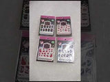 5 Sheet 3D Nail Art Easy to Apply Stickers - MultiColor