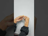 Silver Crystal Nose nath only used  for non pericing girls and woman