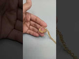 Beautyfull golden nose nath crustal one line osm style nath for non pierced nose