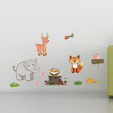 Forest Elephant Stickers size 58x32 dm3003