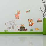 Forest Elephant Stickers size 58x32 dm3003