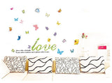 Ay6041 yl Wall Art Stickers Large DIY Wall Paper Mirror Poster Tattoos Quotes