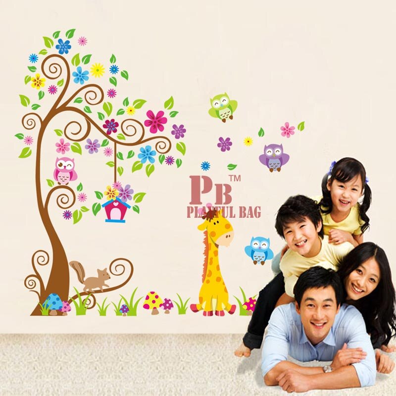 Foreign trade JM7251AB large DIY cartoon stickers children room decoration