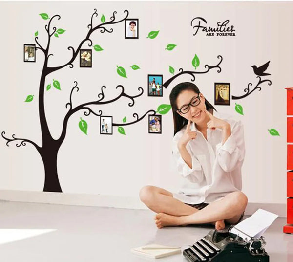 3D DIY Photo Tree PVC Wall Decals Adhesive Wall Stickers Mural Art Home Decor new decorations for home