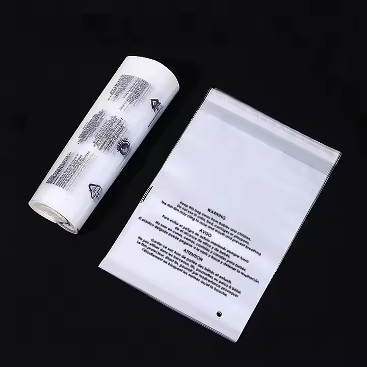 High Quality Zip Frosted Lock Poly Bags Cpe Slider Packaging Matte Zipper Clothes Bags Custom Packaging Bags For Clothing - 6Pc Small