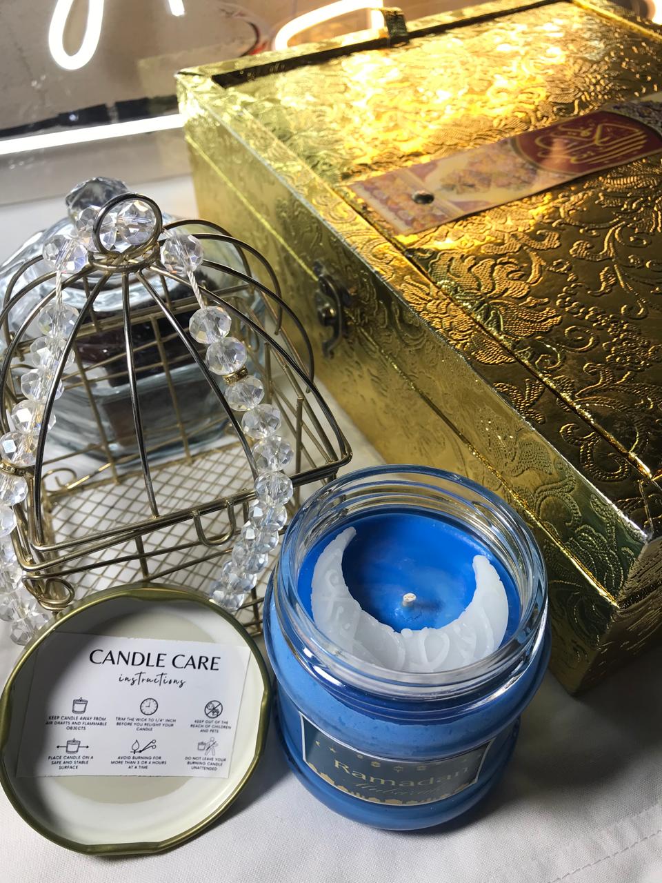Ramadan Candle - Soul Soothing Aroma – Handmade Milky &amp; Fresh Soy Wax Candle - 100 gram