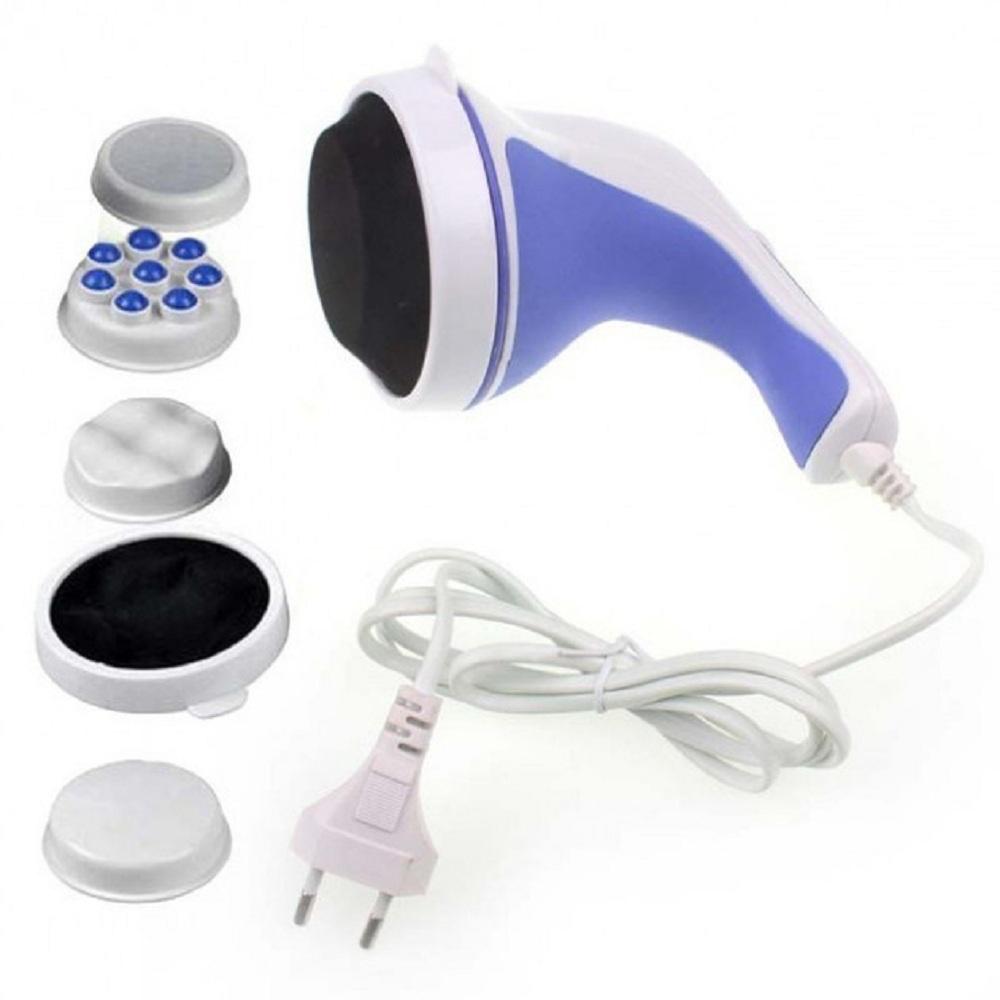 4 in 1 Relax &amp; Spin Tone Vibration Electric Massager  / Electronic Relax and Spin Body Massager with Different Heads