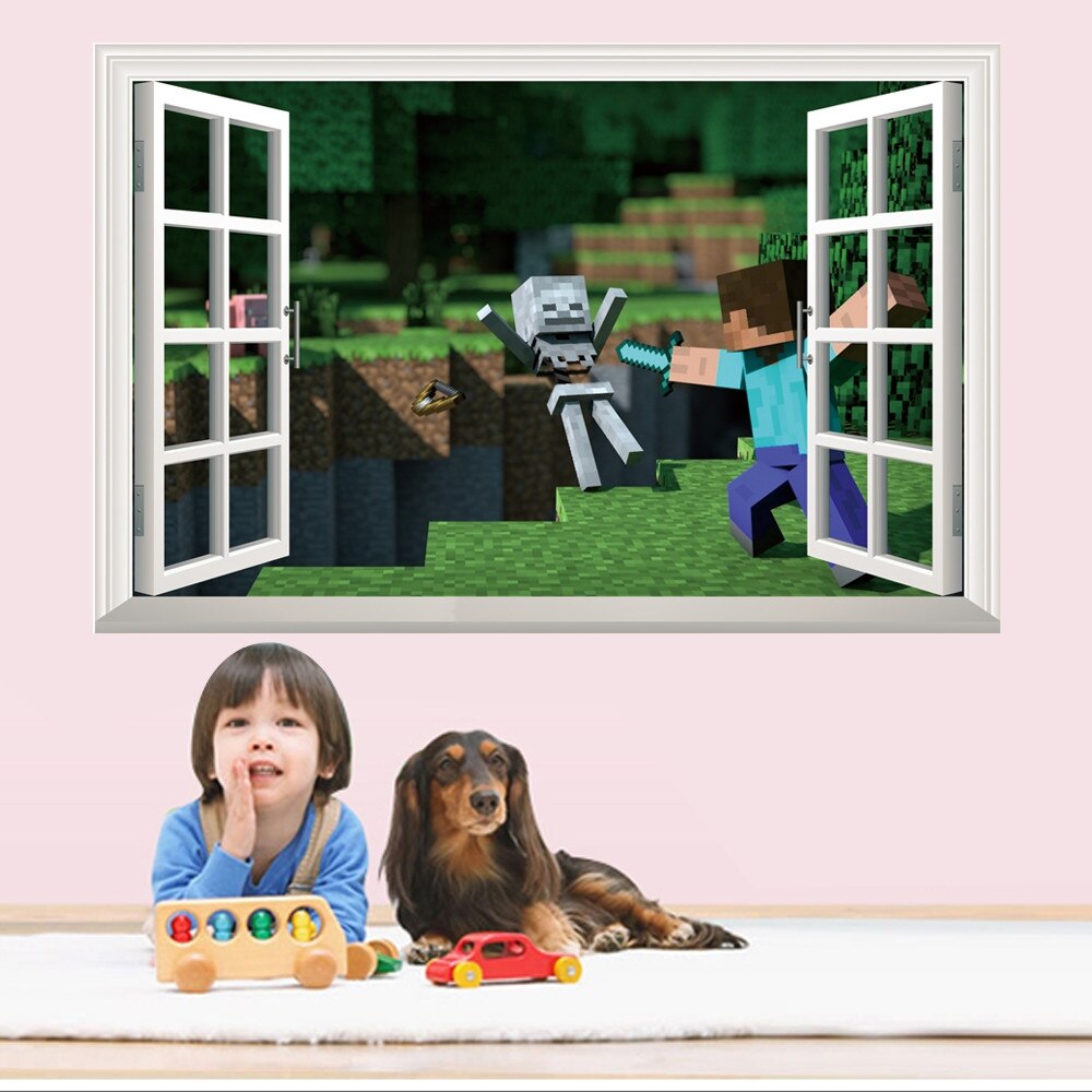 Minecraft NPC1 decorative wall sticker size 50x70 AW6012