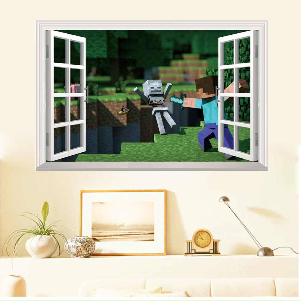 Minecraft NPC1 decorative wall sticker size 50x70 AW6012