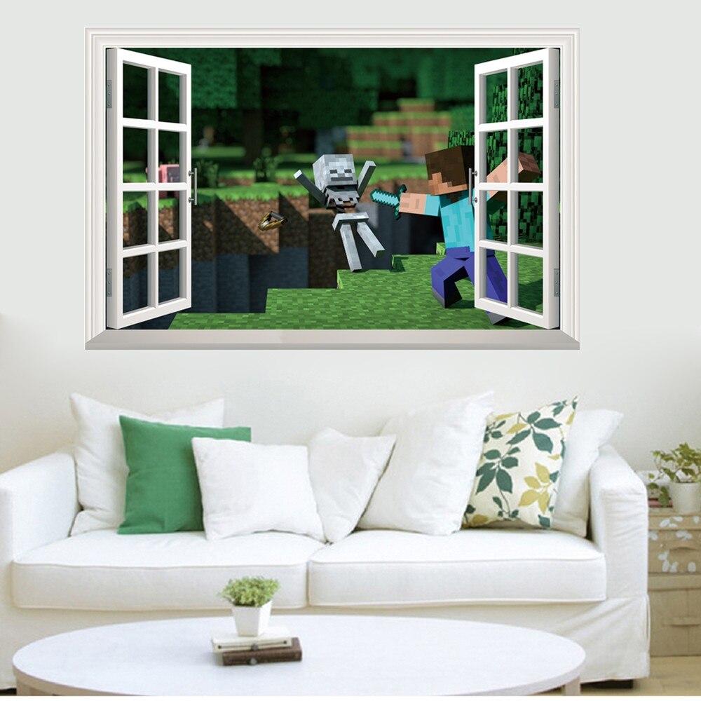 Minecraft NPC1 decorative wall sticker size 50x70 AW6012