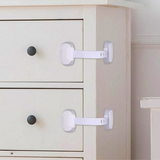 Adjustable Multi purpose lock  Baby Safety Kid Safety Lock Baby Proof Security Protector Drawer Door Cabinet Lock No Punching Plastic Protection Kids Safety Door Lock