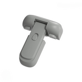 Child Safety Fridge Lock , Baby Safety Refrigerator Freezer Door Lock, No Tools Need or Drill (Grey) - 1 PC