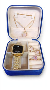 Premium 4-in-1 Ladies Jewelry Gift Set with Box*

Ye trending gift box set hai jis me 4 cheezen shamil hain: