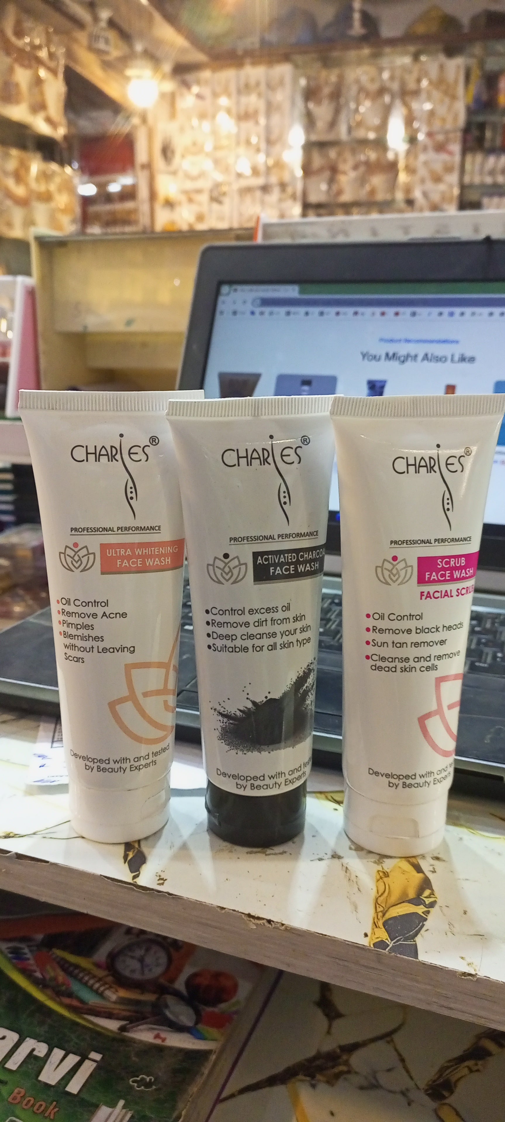 Charjes face wash  whitening & oil control