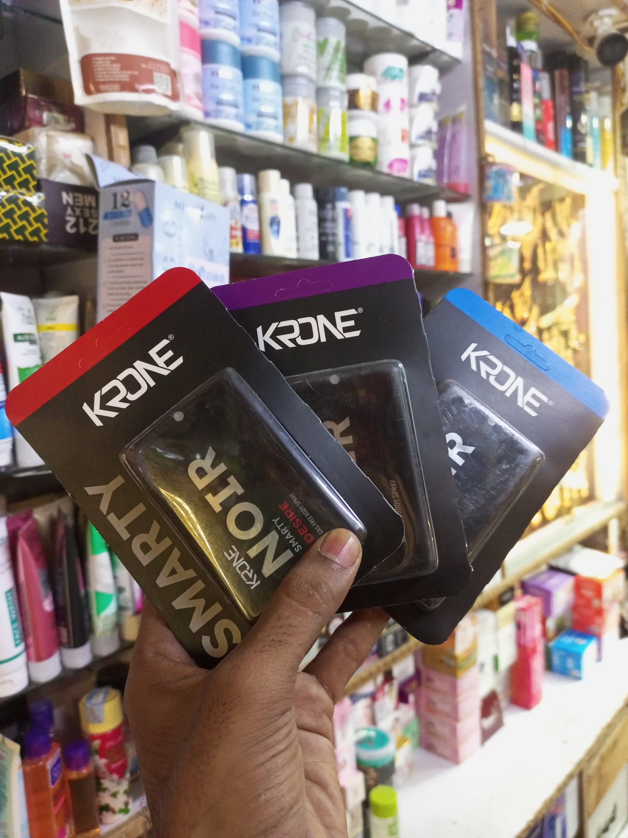 Krun pocket parfum best quality gas free