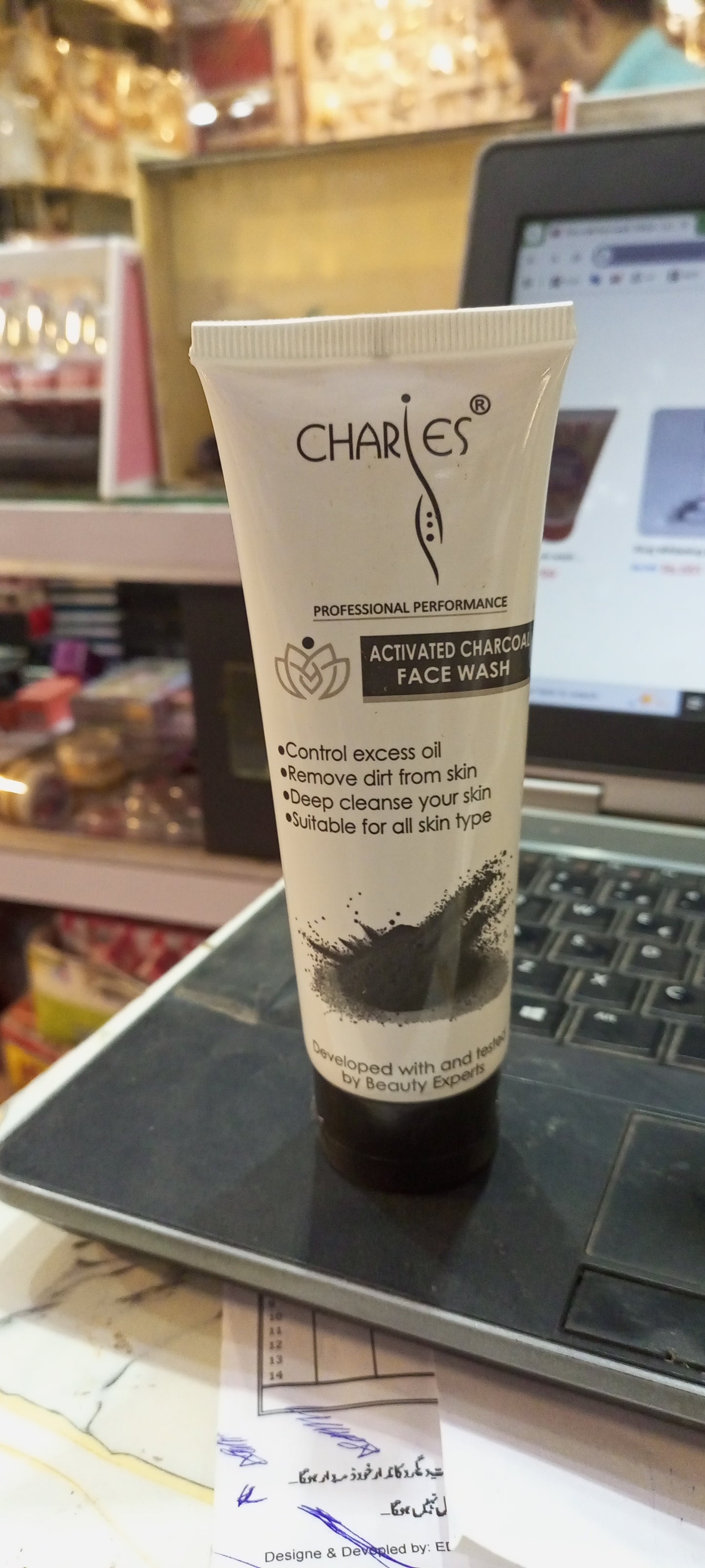 Charjes face wash  whitening & oil control