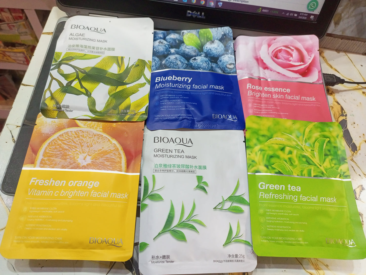 Bioaqua  sheet maxk  pack off 6