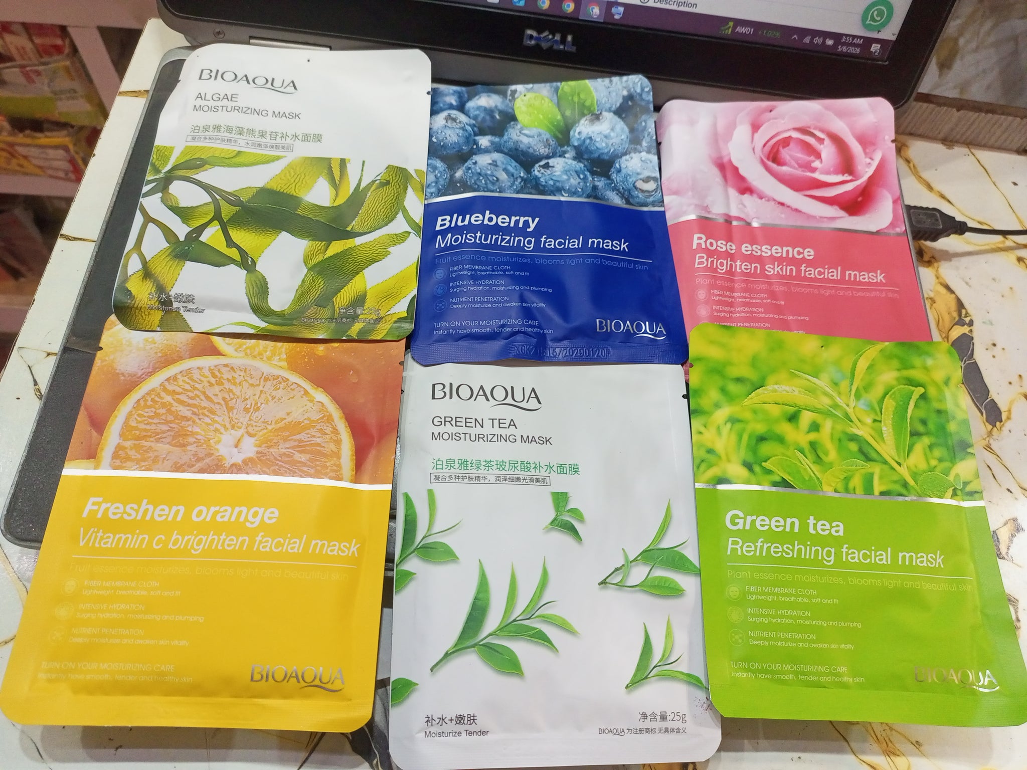 Bioaqua  sheet maxk  pack off 6