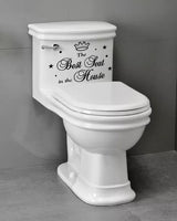 Bathroom Sticker Best Seat Vinyl Home DIY Fun Decal Waterproof Sticker