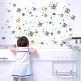 Underwater World Small Fish Wall Sticker Children Room Mural Decal Home Decor size 50x70 sk6019