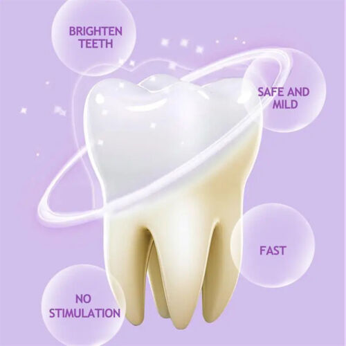 HISMILE V34 Teeth Removing Deep Smoke Stains Gingiva Protection Purple Orthopedic Toothpaste Cleans Oral Cavity Brightness Teeth 30ml