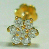 NOISE pin Pack Of one stylish golden flower nose pin. beautiful